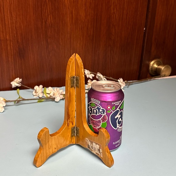 Art Vintage Folding Wooden Display Easel For Plates Frames Poshmark